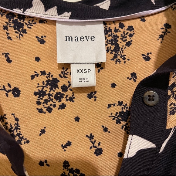 Maeve Multicolor Floral Button-Down Shirt - Picture 2 of 4